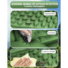 Realtopdo Isomatte Selbstaufblasend Camping, 12CM hoch Camping Isomatte Kleines Packmaß mit Fußpumpe und Kopfkissen, Wasserdi