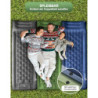 Realtopdo Isomatte Selbstaufblasend Camping, 12CM hoch Camping Isomatte Kleines Packmaß mit Fußpumpe und Kopfkissen, Wasserdi