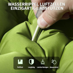 Yuzonc Camping Isomatte Selbstaufblasend, Verdicktes Doppel Camping Matratze, Ultraleicht Luftmatratze Camping für 2 Personen