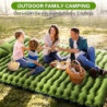 Yuzonc Camping Isomatte Selbstaufblasend, Verdicktes Doppel Camping Matratze, Ultraleicht Luftmatratze Camping für 2 Personen