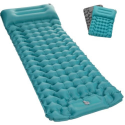 Satisure Camping Isomatte Selbstaufblasend Outdoor, Ultraleicht Luftmatratze mit Fußpresse Pumpe, Camping Matratze, Faltbare 