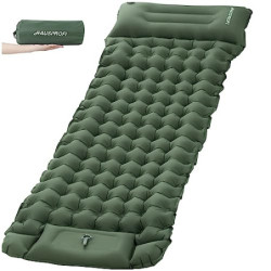 HAUSPROFI Isomatte Selbstaufblasend, 10cm Ultraleicht Isomatte Camping, Aufblasbare Isomatte, Camping Matratze, Luftmatratze 