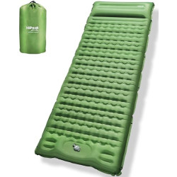 HiiPeak Isomatte Selbstaufblasend Ultraleicht für Outdoor Camping, luftmatratze selbstaufblasend kleines packmaß, aufblasbare
