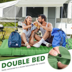 HiiPeak Isomatte Selbstaufblasend Ultraleicht für Outdoor Camping, luftmatratze selbstaufblasend kleines packmaß, aufblasbare