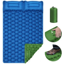 Camping Isomatte Selbstaufblasend Aufblasbare Luftmatratze für Outdoor, Ultraleichte Selbstaufblasbare Matratzen, Klappbar Li