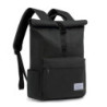 TAN.TOMI Rucksack Damen Herren, Rucksack Laptop Tasche 15,6 Zoll, Laptop Rucksack Damen Herren weit öffenbar, Rolltop Rucksac