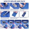 Arlierss Isomatte Camping Selbstaufblasbare, Ultraleichte Luftmatratze mit Eingebauter Pumpe, Verdickte Schlafmatte Outdoor m