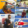 Arlierss Isomatte Camping Selbstaufblasbare, Ultraleichte Luftmatratze mit Eingebauter Pumpe, Verdickte Schlafmatte Outdoor m