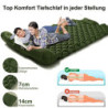 STURME Isomatte Camping für 2 Personen, Selbstaufblasend Isomatte Outdoor mit Fußpumpe, Aufblasbare Luftmatratze Ultraleicht 