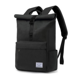 TAN.TOMI Rucksack Damen Herren, Rucksack Laptop Tasche 15,6 Zoll, Laptop Rucksack Damen Herren weit öffenbar, Rolltop Rucksac