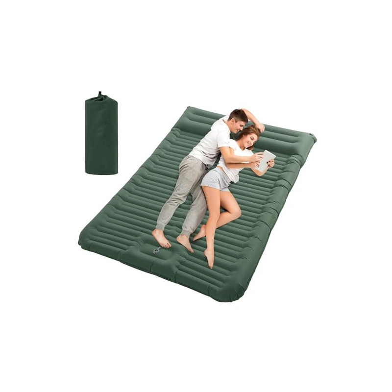 HAUSPROFI Isomatte 2 Personen, 194x137cm Verbesserte Isomatte Selbstaufblasend, Isomatte Outdoor, Isomatte Camping, Isomatte HAUSPROFI Isomatte 2 Personen, 194x137cm Verbesserte Isomatte Selbstaufblasend, Isomatte Outdoor, Isomatte Camping, Isomatte