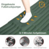 HAUSPROFI Isomatte 2 Personen, 194x137cm Verbesserte Isomatte Selbstaufblasend, Isomatte Outdoor, Isomatte Camping, Isomatte 