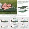 HAUSPROFI Isomatte 2 Personen, 194x137cm Verbesserte Isomatte Selbstaufblasend, Isomatte Outdoor, Isomatte Camping, Isomatte 
