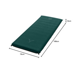 Grand Canyon Hancock 10.0 XW - Selbstaufblasende Isomatte, Camping-Matte - 198x76x10cm - Botanical Garden  dunkel-grün 