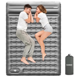 KASIMO isomatte selbstaufblasend 2 Personen 140x200cm luftmatratze Camping 12cm Verdicktes doppelt iso campingmatte für Zelt 