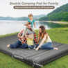 KASIMO isomatte selbstaufblasend 2 Personen 140x200cm luftmatratze Camping 12cm Verdicktes doppelt iso campingmatte für Zelt 