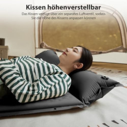 Naturehike Camping Aufblasbare Isomatte Camping-Luftmatratze, Selbstaufblasende Schlafmatten Outdoor Leichte für Rucksackreis