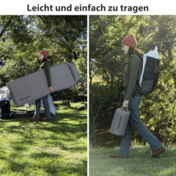 Naturehike Camping Aufblasbare Isomatte Camping-Luftmatratze, Selbstaufblasende Schlafmatten Outdoor Leichte für Rucksackreis