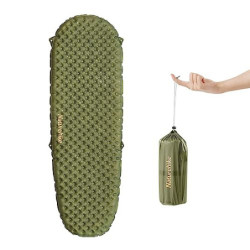 Naturehike Ultraleichte Selbstaufblasende Isomatte, Aufblasbare Campingmatte 3,5 R, Langlebige, Tragbare Isomatte, Einzelschl