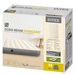 Intex Queen Dura-Beam Series Single High, Taupe/Grey, Einheitsgröße