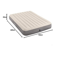 Intex Queen Dura-Beam Series Single High, Taupe/Grey, Einheitsgröße