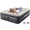 OlarHike Luftmatratze 2 Personen mit Integrierter Elektrischer Pumpe, Luftbett Selbstaufblasend, Premium-Gästebett Aufblasbar