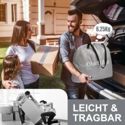 OlarHike Luftmatratze 2 Personen mit Integrierter Elektrischer Pumpe, Luftbett Selbstaufblasend, Premium-Gästebett Aufblasbar