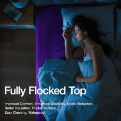 CHILLSUN 203x152x40cm Luftmatratze 2 Personen mit Elektrischer Pumpe, Luftbett Selbstaufblasend Aufblasbares Bett, Gästebett 