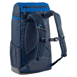 VAUDE Kinderrucksack Jungen & Mädchen Puck blau, komfortabler Wanderrucksack Kinder 14L, Wetterfester Schulrucksack mit Regen