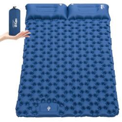 HiiPeak isomatte selbstaufblasend 2 Personen 120x200, luftmatratze Camping doppelt iso campingmatte für Zelt Ultraleicht mit 
