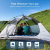 HiiPeak isomatte selbstaufblasend 2 Personen 120x200, luftmatratze Camping doppelt iso campingmatte für Zelt Ultraleicht mit 