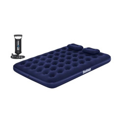 Bestway Pavillo™ Luftbett, Blue Horizon, 203 x 152 x 22 cm, Double, mit Handpumpe und 2 Kissen