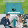Satisure Camping Isomatte Selbstaufblasend Outdoor mit Fußpresse Pumpe 2 Personen, Ultraleicht Luftmatratze Outdoor, Camping 
