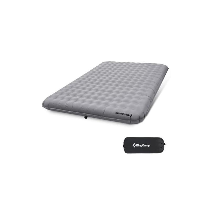 KingCamp Isomatte Camping, Isomatte 2 Personen, Luftmatratze Camping Doppelt, 15 cm Dick, Winter Aufblasbar luftmatratze Klei KingCamp Isomatte Camping, Isomatte 2 Personen, Luftmatratze Camping Doppelt, 15 cm Dick, Winter Aufblasbar luftmatratze Klei