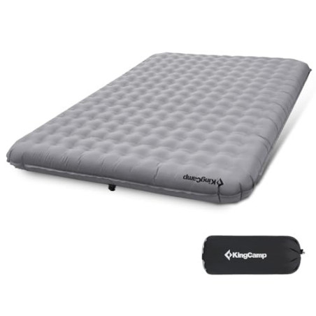 KingCamp Isomatte Camping, Isomatte 2 Personen, Luftmatratze Camping Doppelt, 15 cm Dick, Winter Aufblasbar luftmatratze Klei