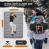 KingCamp Isomatte Camping, Isomatte 2 Personen, Luftmatratze Camping Doppelt, 15 cm Dick, Winter Aufblasbar luftmatratze Klei