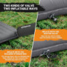 KingCamp Isomatte Camping, Isomatte 2 Personen, Luftmatratze Camping Doppelt, 15 cm Dick, Winter Aufblasbar luftmatratze Klei