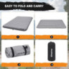 KingCamp Isomatte Camping, Isomatte 2 Personen, Luftmatratze Camping Doppelt, 15 cm Dick, Winter Aufblasbar luftmatratze Klei