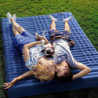Relefree Isomatte Outdoor 2 Personen 140x200 cm Ultra-Größen Aufblasbare mit Fußpresse - Doppel Luftmatratze Verbesserte Camp