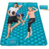 Armyte Isomatte Camping 2 Personen, Doppel Camping Isomatte, Aufblasbare Isomatte mit Fußpumpe, ultraleichte Campingmatratze 
