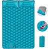 Armyte Isomatte Camping 2 Personen, Doppel Camping Isomatte, Aufblasbare Isomatte mit Fußpumpe, ultraleichte Campingmatratze 