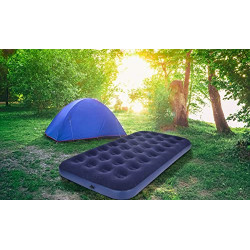 Avenli Camping Luftmatratze für 1 Personen 191x99x22 cm aufblasbare Matratze Luftbett blau