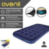 Avenli Camping Luftmatratze für 1 Personen 191x99x22 cm aufblasbare Matratze Luftbett blau