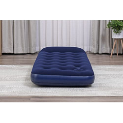 Bestway Luftbett Blue Horizon Step mit interner Fußpumpe Single XL/Lo 185 x 76 x 28 cm, Blau