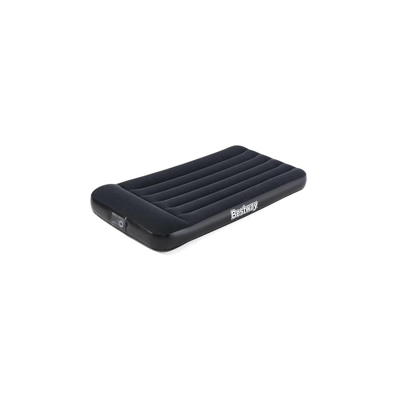 Bestway Tritech™ Luftbett, Aeroluxe, 188 x 99 x 30 cm, Single, mit integrierter Elektropumpe, Schwarz Bestway Tritech™ Luftbett, Aeroluxe, 188 x 99 x 30 cm, Single, mit integrierter Elektropumpe, Schwarz