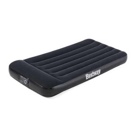 Bestway Tritech™ Luftbett, Aeroluxe, 188 x 99 x 30 cm, Single, mit integrierter Elektropumpe, Schwarz