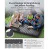 HIKENTURE Isomatte für 2 Personen mit Kissen Aufblasbar, 10cm Doppel Luftmatratze Selbstaufblasend 140x200cm, Camping Matratz