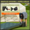 KingCamp Camping Isomatte Aufblasbare Schlafmatte 2 Personen Camping Matratze 17cm Dick Luftmatratze Camping mit Abdeckung fü