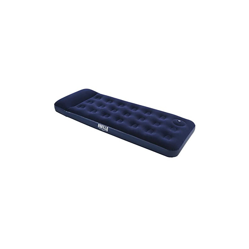 Bestway Pavillo Luftbett, Blue Horizon Step, Blau, 185 x 76 x 28 cm, Single, mit interner Fußpumpe Bestway Pavillo Luftbett, Blue Horizon Step, Blau, 185 x 76 x 28 cm, Single, mit interner Fußpumpe