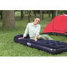 Bestway Pavillo Luftbett, Blue Horizon Step, Blau, 185 x 76 x 28 cm, Single, mit interner Fußpumpe